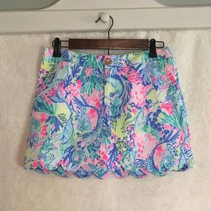 Lilly Pulitzer Skort 00 Mermaid